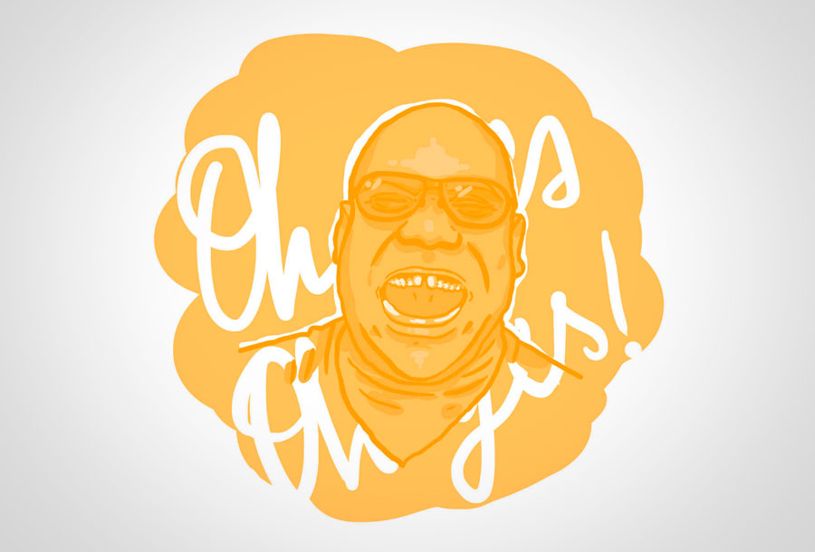 Ilustación de Carl Cox por Araceli Madrid