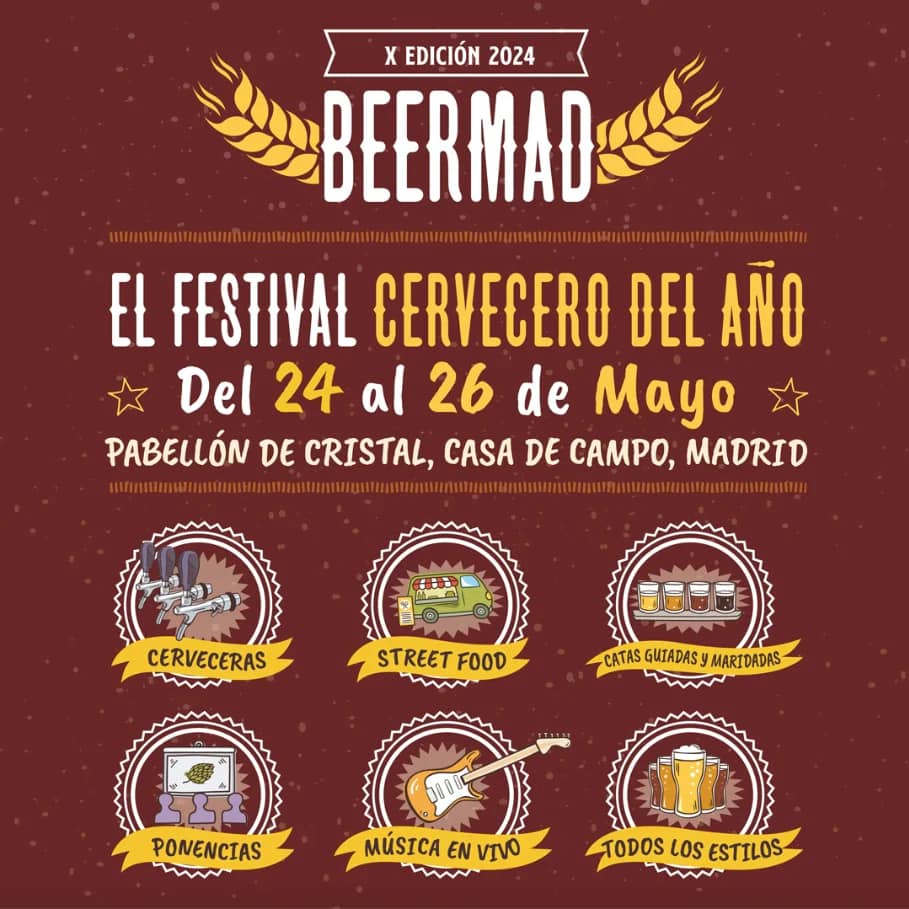Cartel oficial décima edición de Beermad